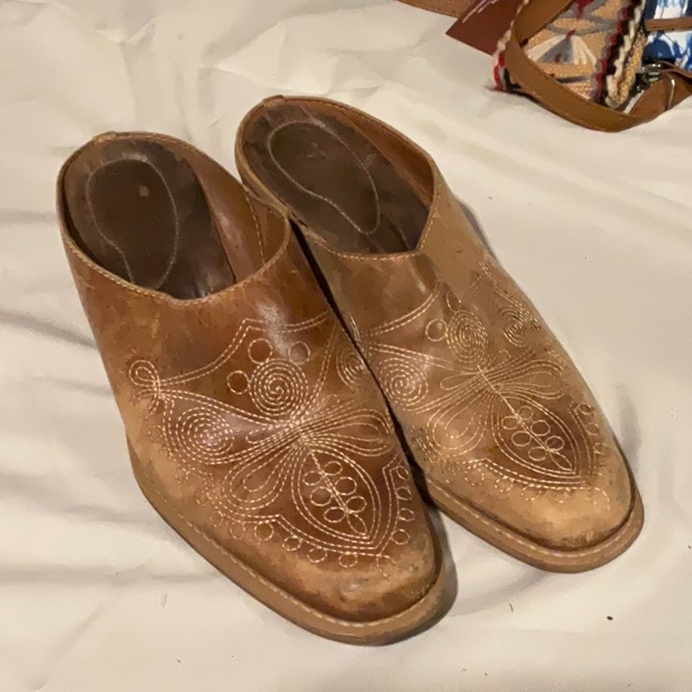 Brown Slip Ons